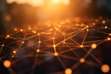 A network of interconnected nodes representing SMM panels, symbolizing lead generation and social media marketing.