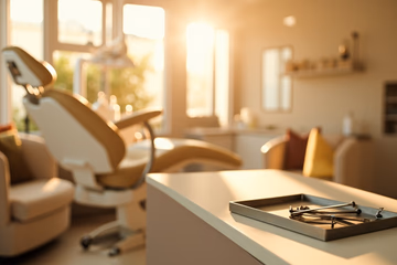 A welcoming dental office, symbolizing VDT's role in creating a positive online presence for dental faith practices.