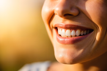 A bright, healthy smile representing successful dental marketing strategies.