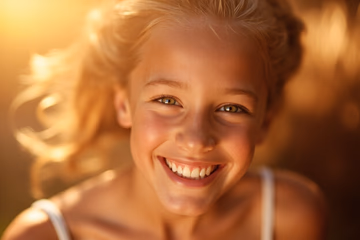 A bright, healthy smile representing effective dental marketing and patient attraction.