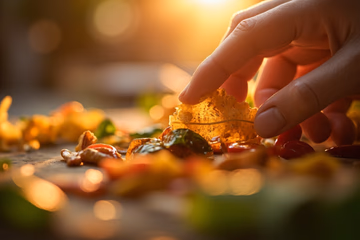 A food sample being analyzed using rapid analysis methods to ensure quality and safety.