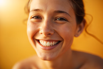 A bright, healthy smile represents the success of strategic dental marketing.