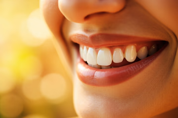 A bright, healthy smile representing effective dental marketing and patient attraction.