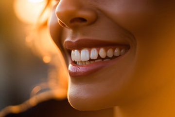 A bright, healthy smile representing the success of dental marketing strategies.