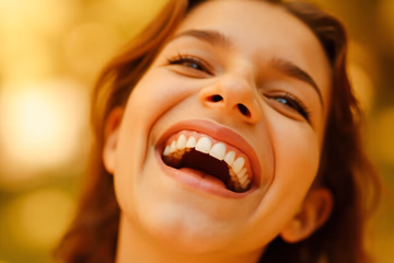 A bright, healthy smile representing effective dental marketing strategies.
