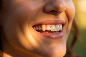 A bright, healthy smile representing the success of dental marketing strategies.