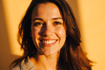 A confident smile representing the positive impact of effective dental marketing on patient confidence.