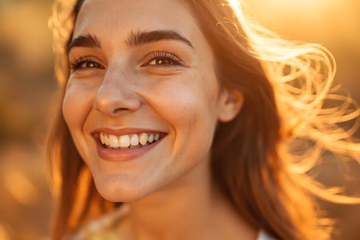 A bright, healthy smile representing the positive outcomes of dental assurance marketing strategies.