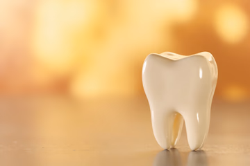 A healthy, gleaming tooth symbolizes effective dental maintenance marketing strategies.