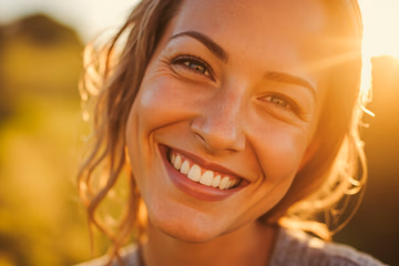 A bright, healthy smile representing respect-driven dental marketing.