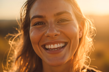 A bright, healthy smile representing successful dental marketing strategies.