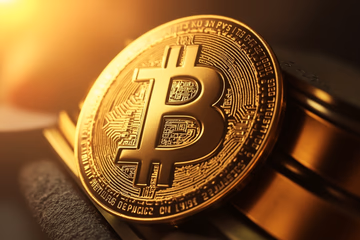 A shield protecting digital currency, symbolizing fraud prevention and financial security.