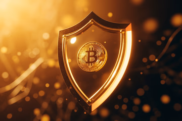 Digital shield protecting online transactions, symbolizing fraud prevention by Corgi Labs.