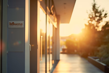 Dental clinic entrance in Vietnam, symbolizing the success achieved through effective SEO strategies.