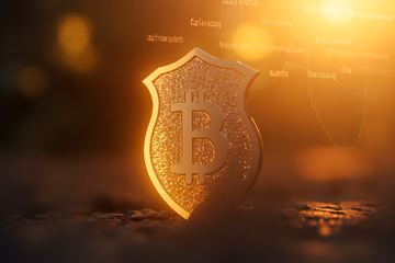 Digital shield protecting online transactions, symbolizing AI-powered fraud prevention for large enterprises.