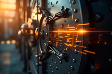 A secure vault door symbolizes fraud prevention for e-commerce businesses, highlighting the importance of a comprehensive checklist.